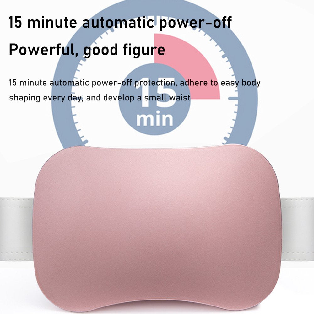 Big Holiday 50% Clear! Slimming Belt Abdominal Massager Portable Weight Loss Machine with 10 Kinds of Vibration Strength for Women Men Gifts