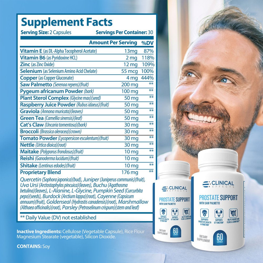 Clinical Effects Prostate Support - 60 Capsules