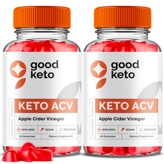 (2 Pack) Good Keto ACV Gummies - Supplement for Weight Loss - Energy & Focus Boosting Dietary Supplements for Weight Management & Metabolism - Fat Burn - 120 Gummies - Nutricity.com.au