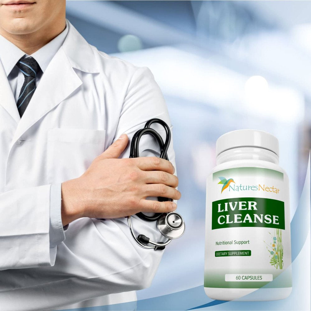 Liver Cleanse & Liver Detox Support Supplement - This Liver Detoxifier & Regenerator Formula Can Help Repair an Active Liver plus Aid in the Rescue of a Fatty Liver-Liver Support Supplements