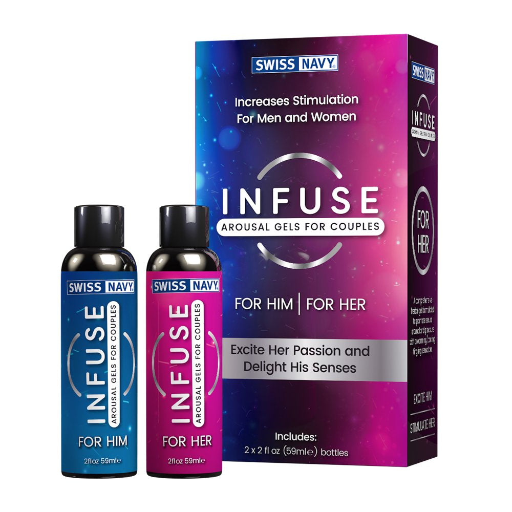 Swiss Navy Infuse 2-In-1 Arousal Gel for Him & Her