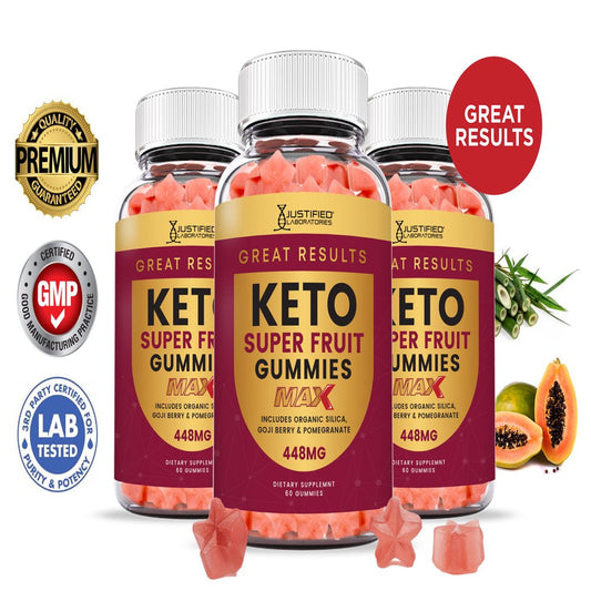 (3 Pack) Great Results Keto Max Gummies Dietary Supplement 180 Gummys - Nutricity.com.au