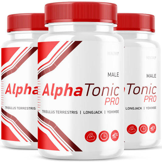 (3 Pack) Alpha Tonic Booster T Powder Alphatonic Supplement Pills for Men, Women (180 Capsules) - Nutricity.com.au