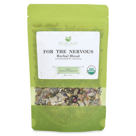 For the Nervous Organic Blend 50G 1.76Oz USDA Certified Organic
