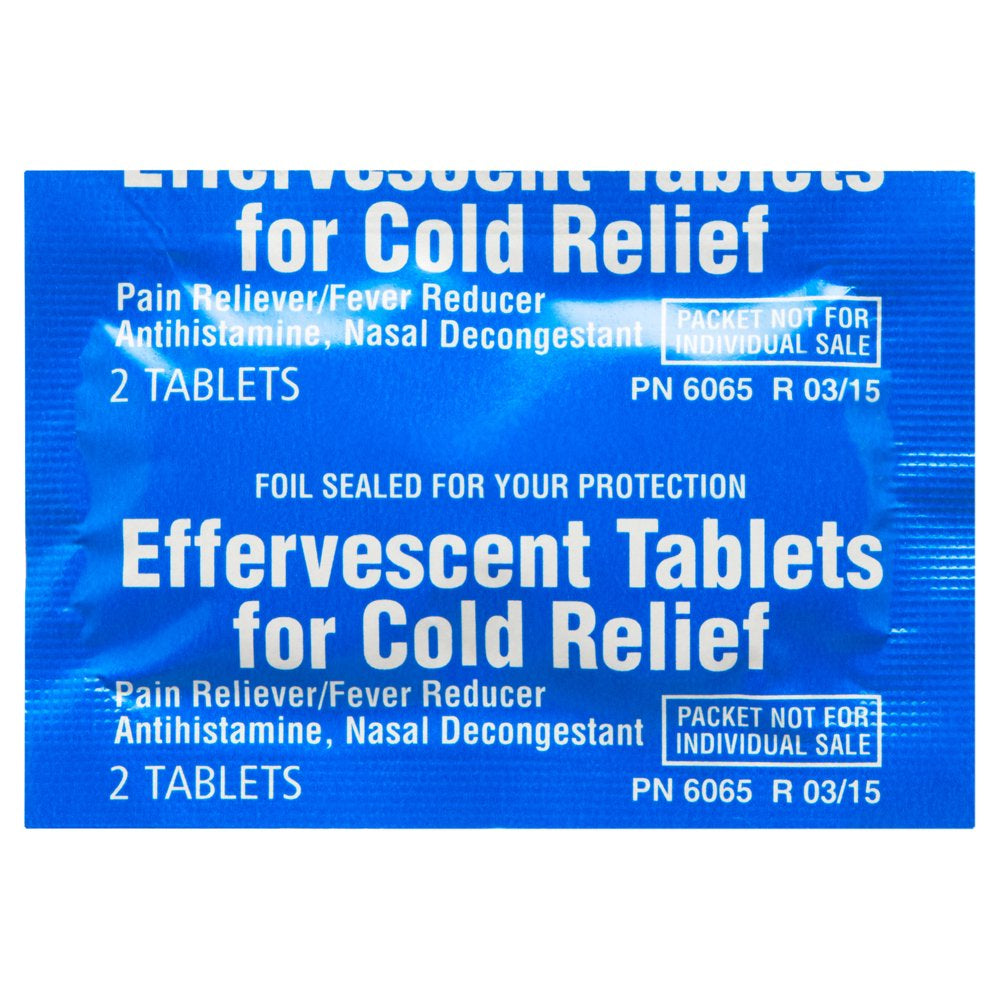 Equate Effervescent Cold Relief, 48 Tablets