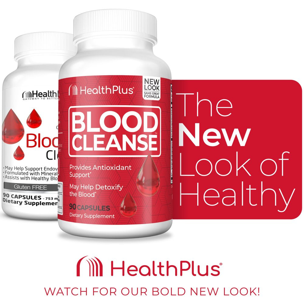 Health plus Super Blood Cleanse, 90 Capsules, 45 Servings