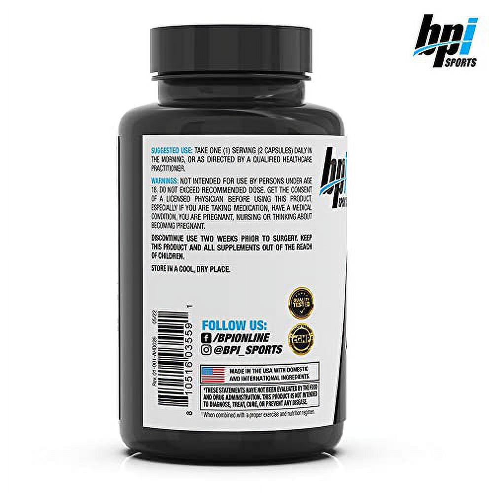 BPI Sports A-HD Â€“ Testosterone Booster for Men - Muscle Recovery Testosterone Support Supplement for Men - Natural Stamina, Metabolism Support - 30 Servings