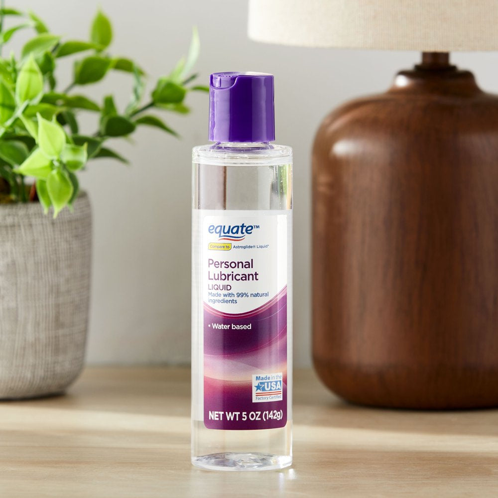 Equate Water Based Personal Lubricant Liquid, 5 Oz