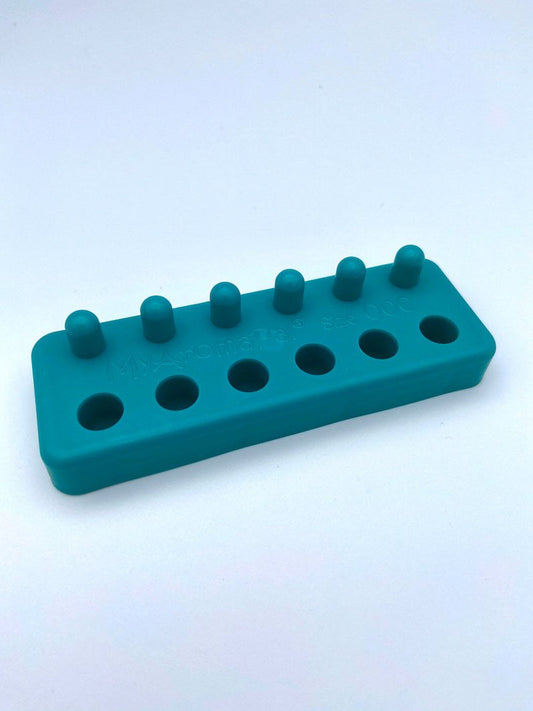 Capsule Storage Tray in TEAL ( Size 000 ) Organizer Rack Pill Holder by Myaromapal