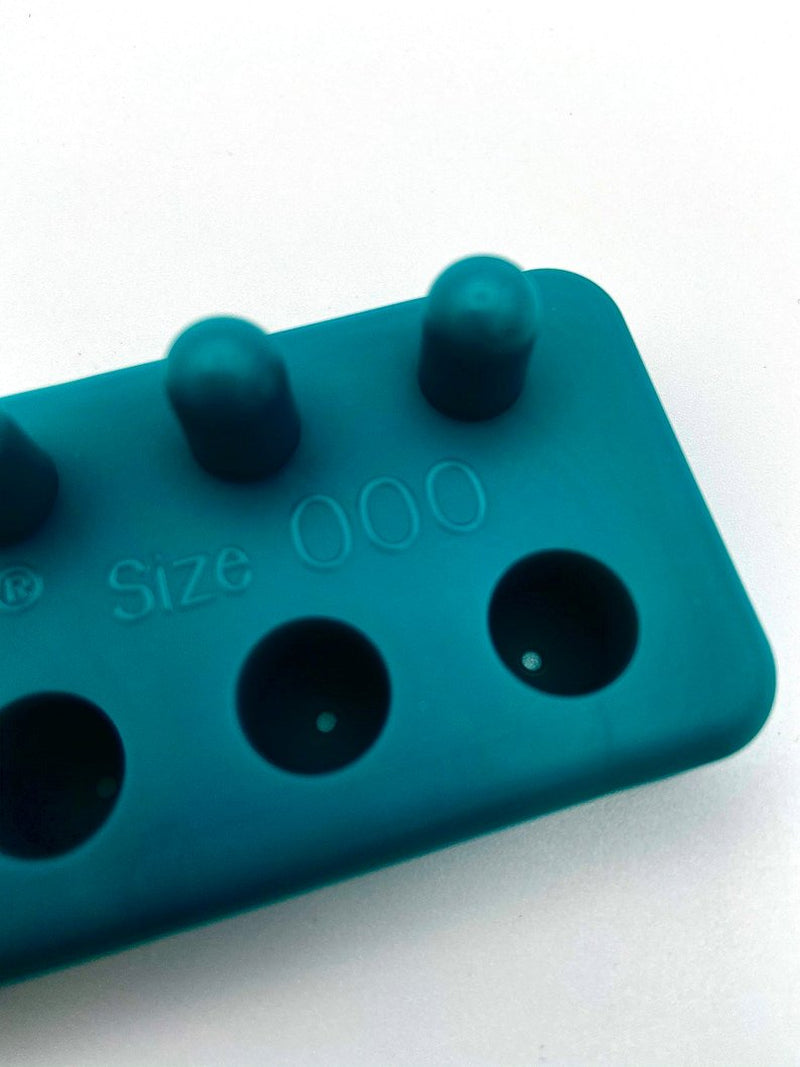 Capsule Storage Tray in TEAL ( Size 000 ) Organizer Rack Pill Holder by Myaromapal