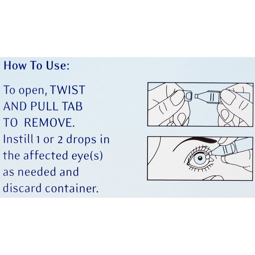 Refresh plus Lubricant Eye Drops Non-Preserved Tears, 70 Single-Use Containers, 0.01 Fl Oz (0.4 Ml)