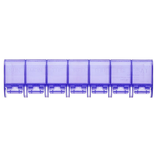 Equate Weekly 7 Day Pill Planner, Large Pill Organizer – Assorted Colors