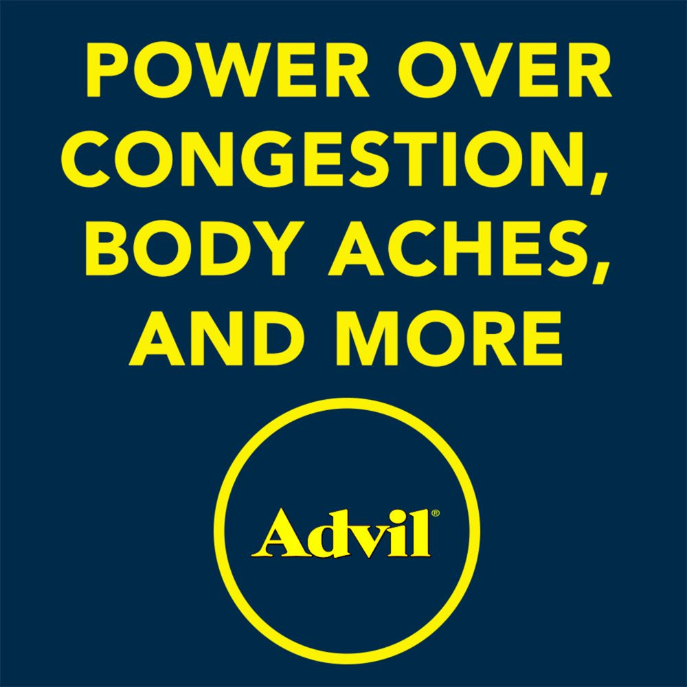 Advil Sinus Congestion and Pain, Sinus Medicine, Pain Reliever and Fever Reducer with Ibuprofen and Phenylephrine Hcl - 20 Coated Tablets