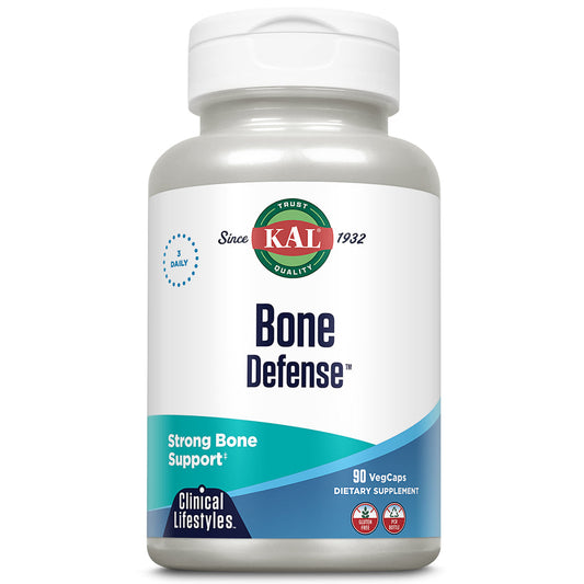 KAL Bone Defense | Healthy Bone Strength and Density Supplement | Calcium, Vitamin D3 and K2, Magnesium | 90Ct, 30 Serv.