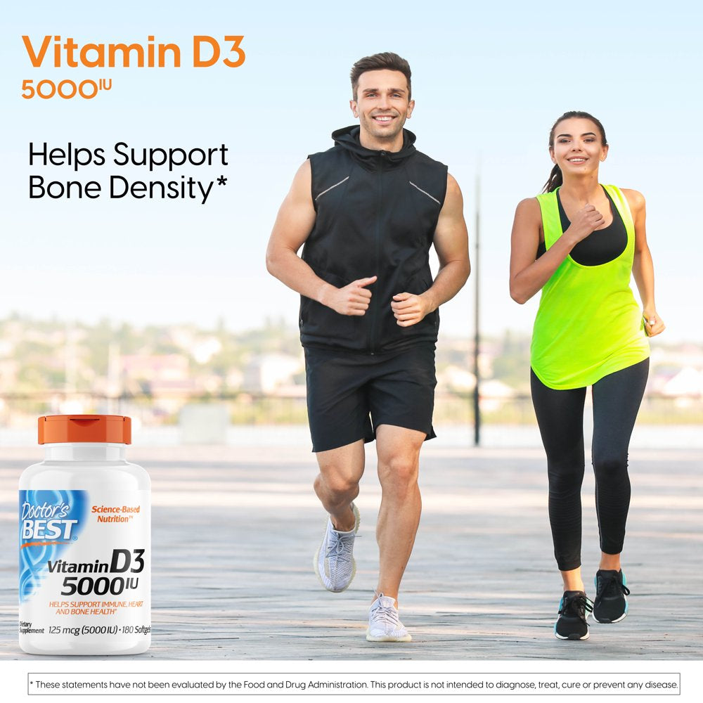 DOCTORS BEST VITAMIN D3 180 SG - Pack of 1