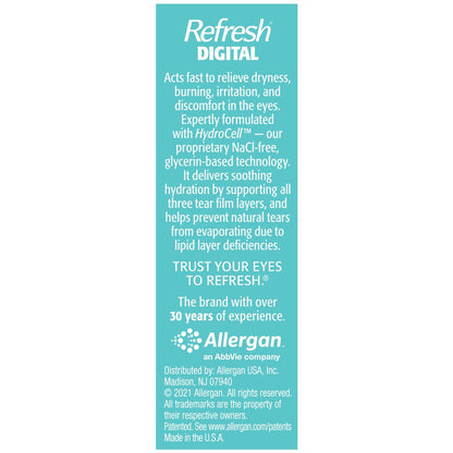 Refresh Digital Lubricant Eye Drops Preserved Tears, 10 Ml