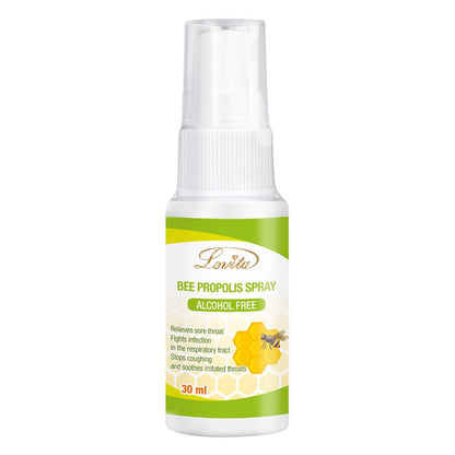 Lovita Propolis Spray, 250Mg per Servings, High Bioflavonoids. Relief Sore Throat. Immue Support. Alcohol Free, High Potency. 1 Fl Oz.