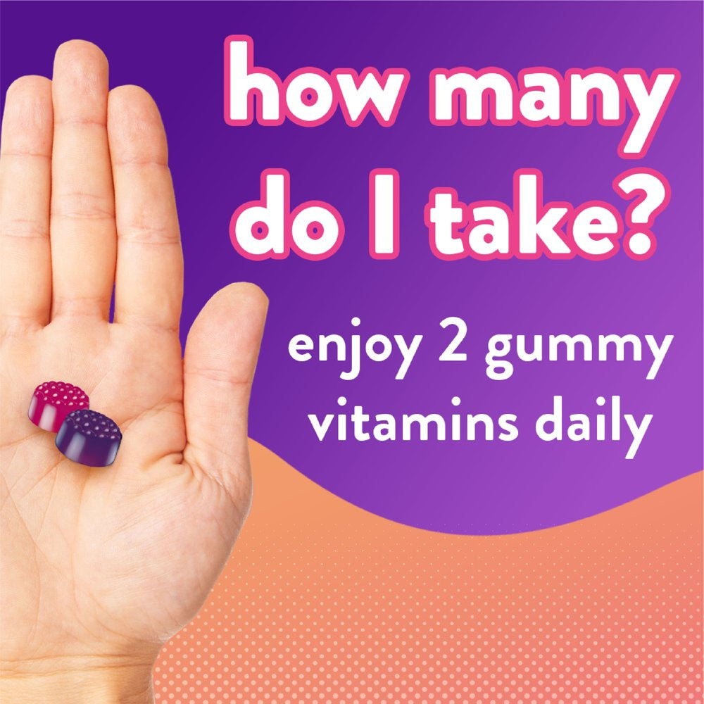 Vitafusion Womens Multivitamin Gummies, Daily Vitamins for Women, Berry Flavored, 150 Count