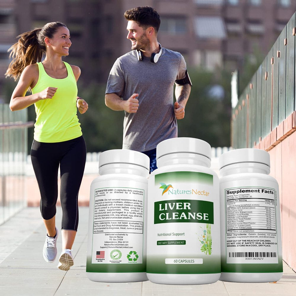 Liver Cleanse & Liver Detox Support Supplement - This Liver Detoxifier & Regenerator Formula Can Help Repair an Active Liver plus Aid in the Rescue of a Fatty Liver-Liver Support Supplements