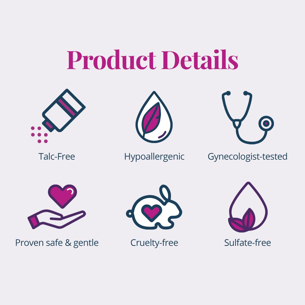 FDS Intimate + Body Dry Feminine Deodorant Spray, Baby Powder, 3 Pack