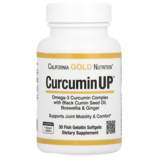 California Gold Nutrition Curcuminup, 30 Fish Gelatin Softgels