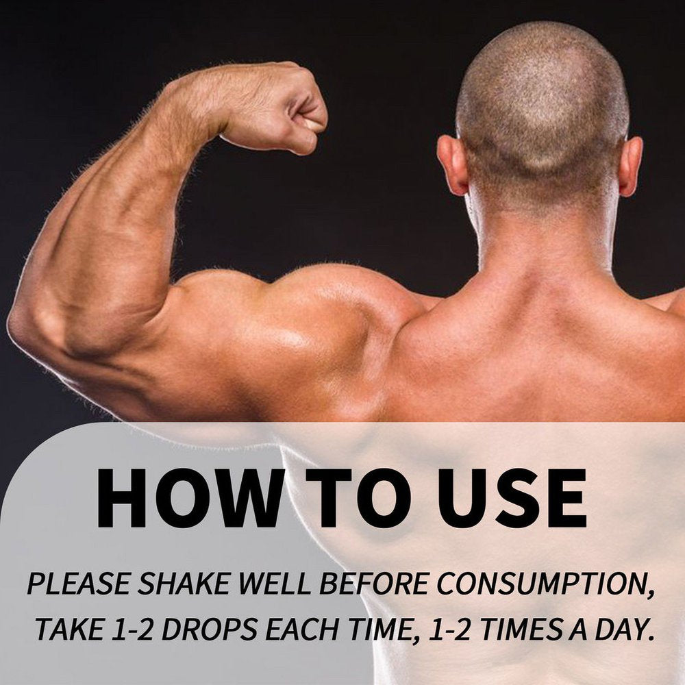 All-In-One Supplement Drops, Booster Liquid Drops Men, Man Boost Supplement Fast Absorption Boost Drops(1 PCS)