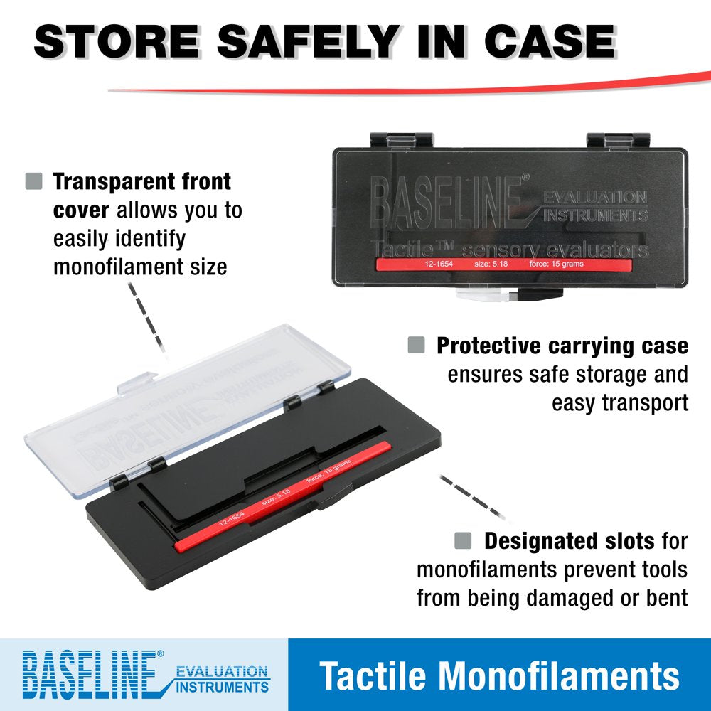 Baseline Tactile Monofilament Evaluator, 5.18 (15.0 Gram) Semmes-Weinstein