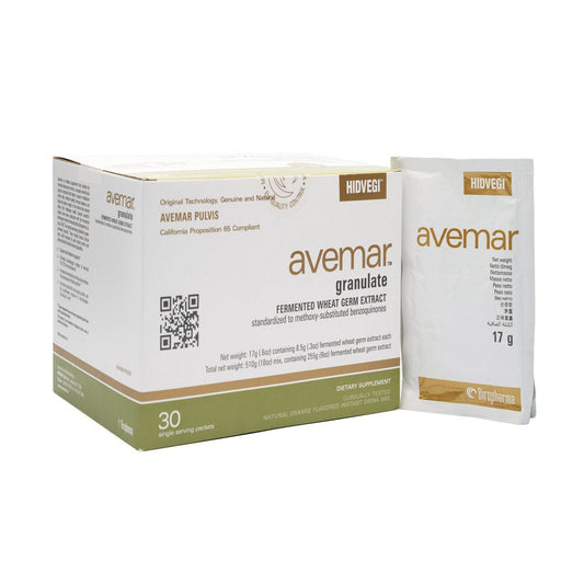 Avemar AWGE Fermented Wheat Germ Extract 30 Packets 510 G (18 Oz)