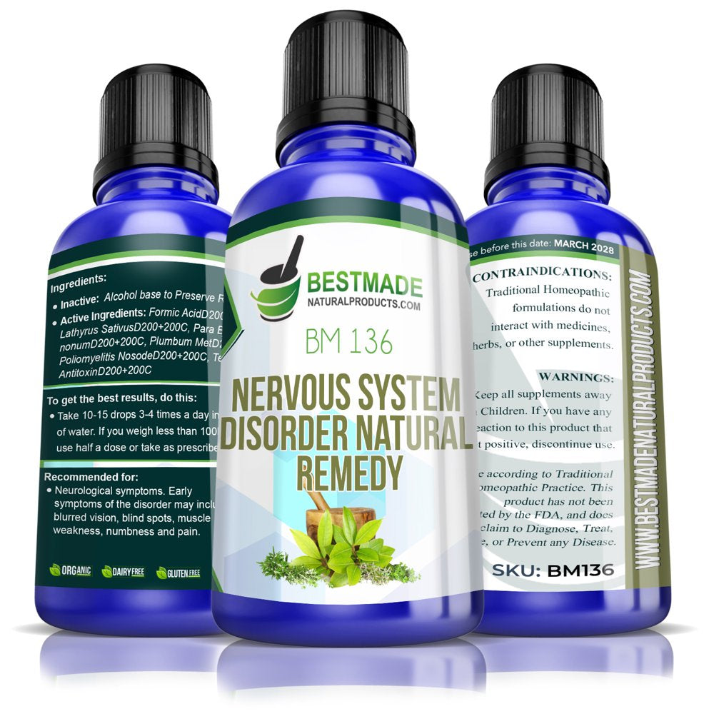 Bestmade Natural Products Nervous System Disorder Natural Remedy (BM136)