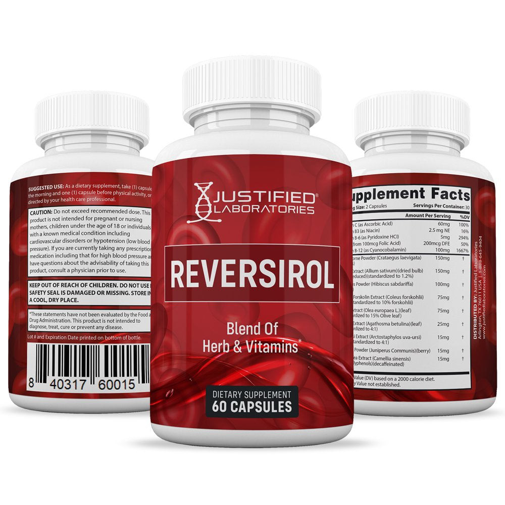 (2 Pack) Reversirol Premium Formula 688MG 120 Capsules - Nutricity.com.au