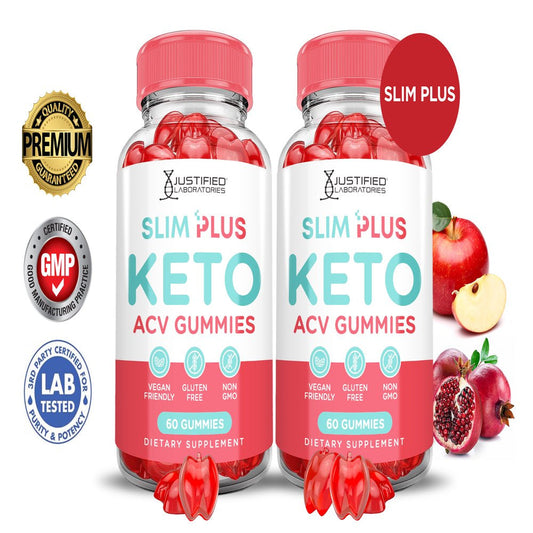 (2 Pack) Slim plus Keto ACV Gummies 1000MG Dietary Supplement 120 Gummys - Nutricity.com.au