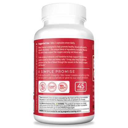 Health plus Super Blood Cleanse, 90 Capsules, 45 Servings