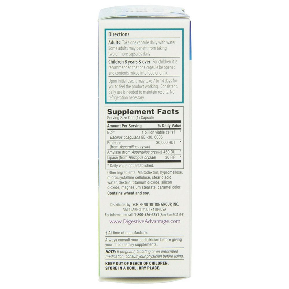 Digestive Advantage Intensive Bowel Support, 32 Capsules