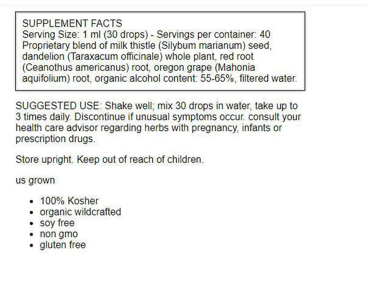 Eclectic Herb Liver Support 2 Fl Oz Liq