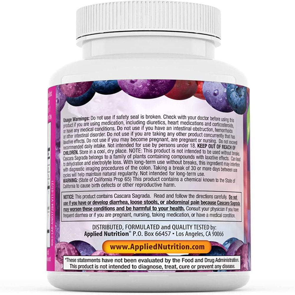Applied Nutrition Acai Berry Cleanse Weight-Loss Support Flush Supplement Tablet, 56 Ct