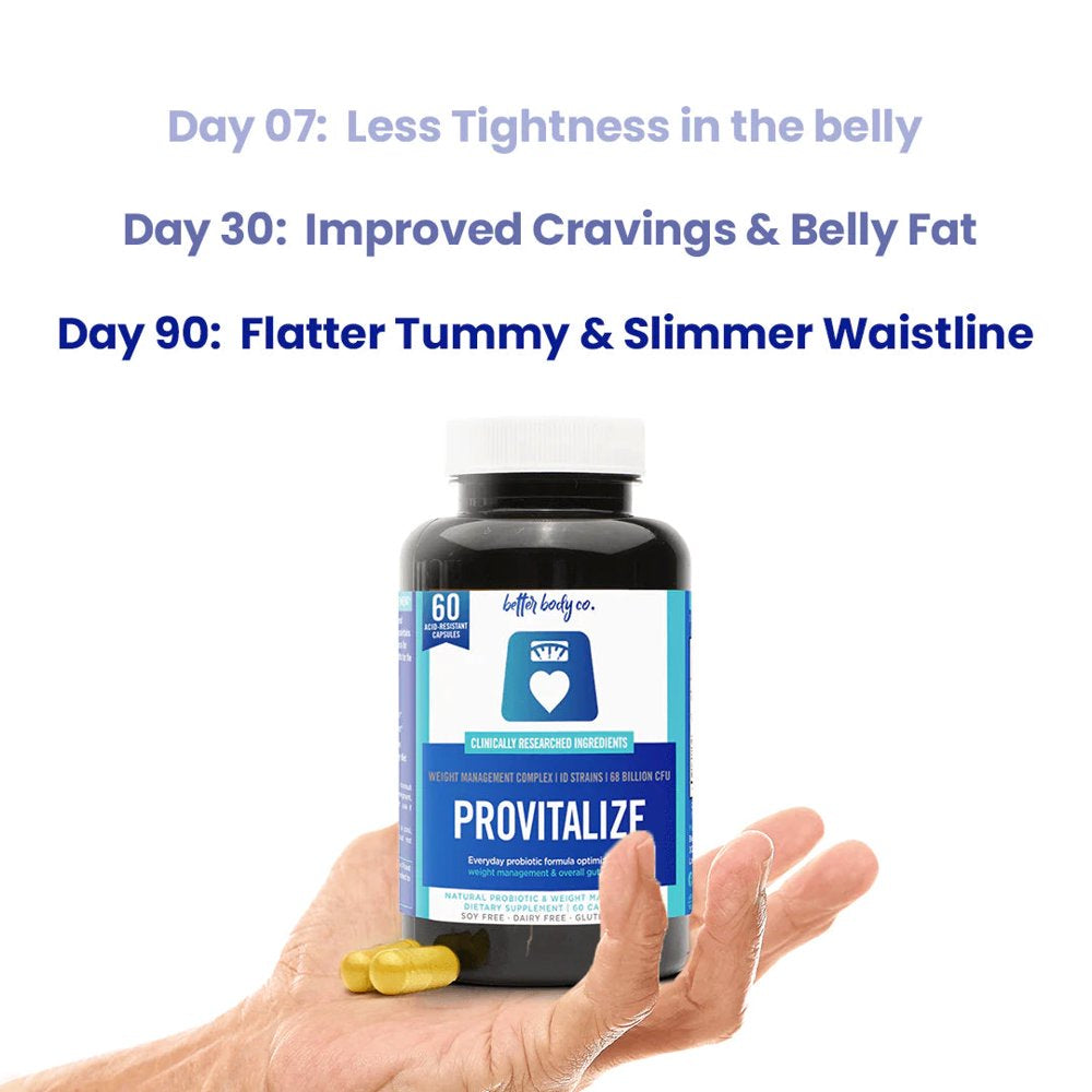 Better Body Co. Provitalize, 60 Acid-Resistant Capsules