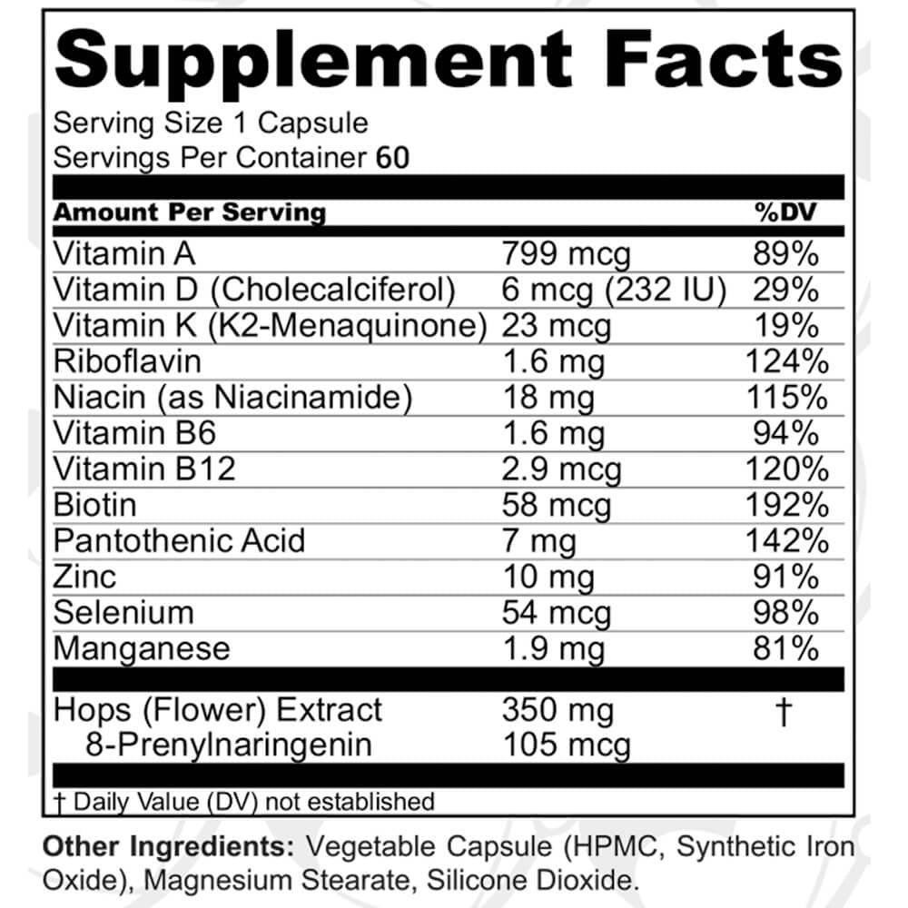 Climafort® 60 Day Supply - Menopause Supplement for Women, Premenopause Hormone Balance. Safe Multi-Symptom Menopause Relief: Hot Flashes, Irritability & More - 60 Day Supply