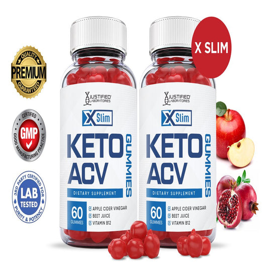 (2 Pack) Xslim Keto ACV Gummies 1000MG Dietary Supplement 120 Gummys - Nutricity.com.au