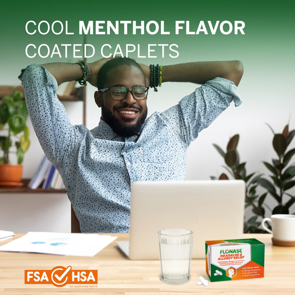 Flonase Headache and Allergy Relief Pills, 48 Caplets