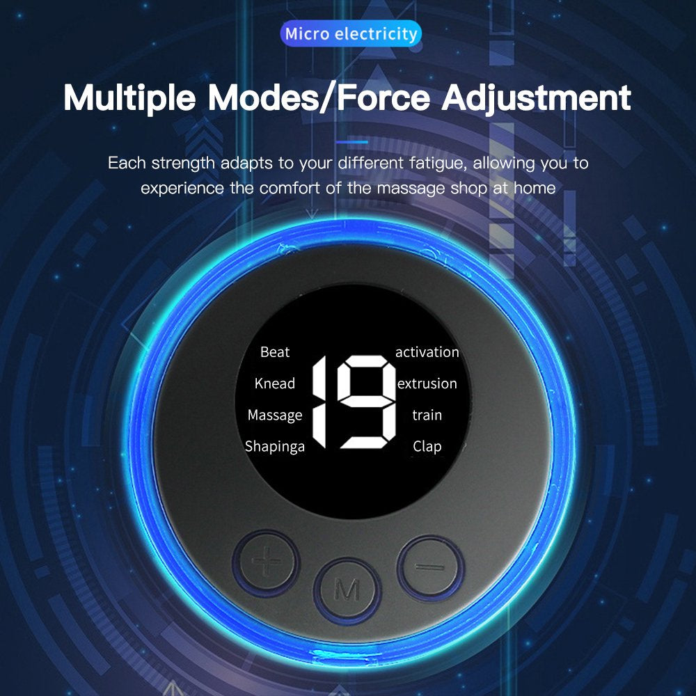 EMS Foot Massager USB Rechargeable Electric Foot Stimulator Massager,6 Modes 9 Intensity,Improves Circulation,Relax Stiffness Muscles Relieve Feet and Legs Pain