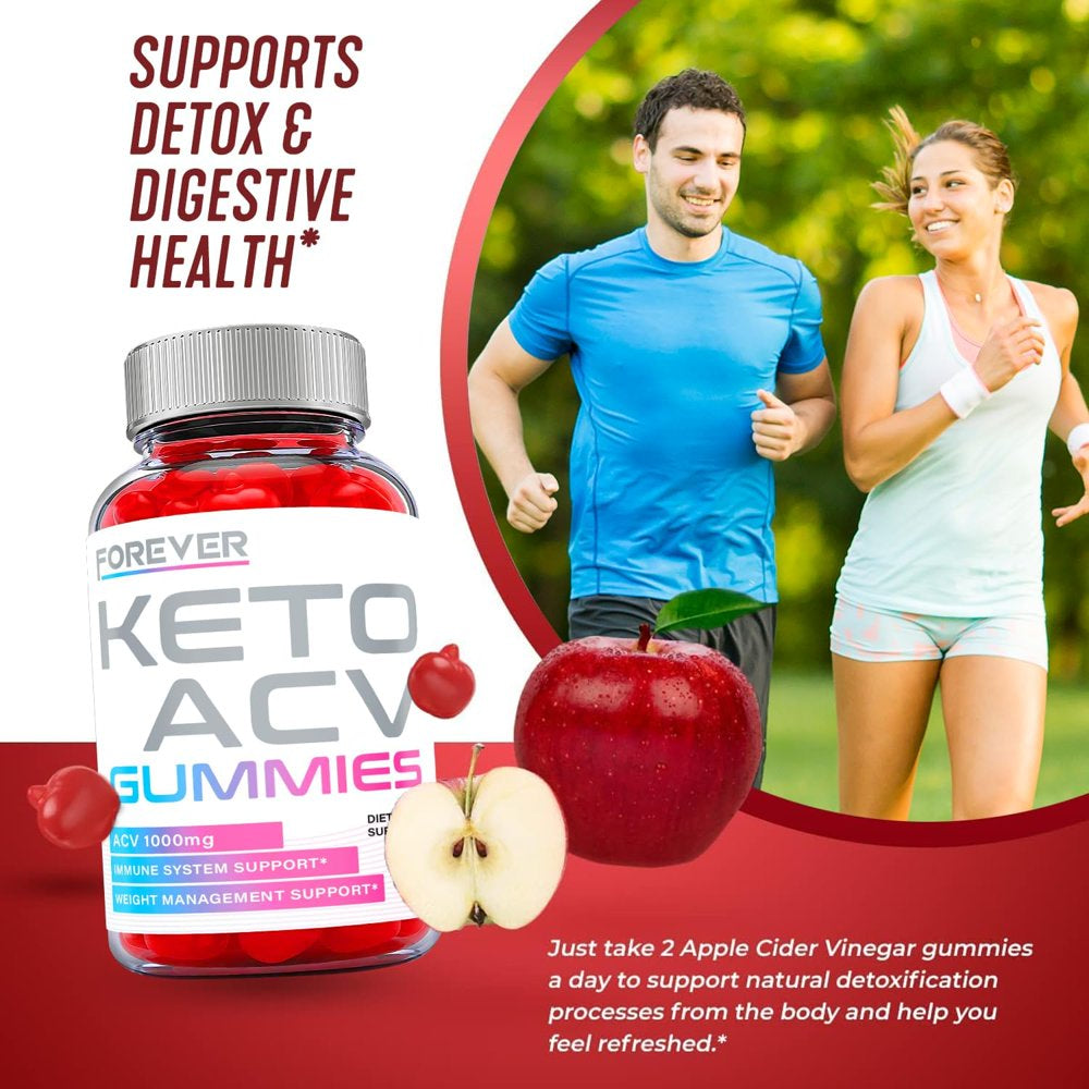 (3 Pack) Forever Keto ACV Gummies - Supplement for Weight Loss - Energy & Focus Boosting Dietary Supplements for Weight Management & Metabolism - Fat Burn - 180 Gummies - Nutricity.com.au