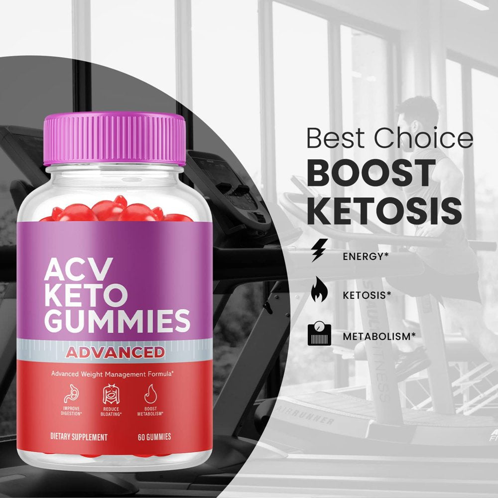 (1 Pack) ACV Keto Gummies - Supplement for Weight Loss - Energy & Focus Boosting Dietary Supplements for Weight Management & Metabolism - Fat Burn - 60 Gummies