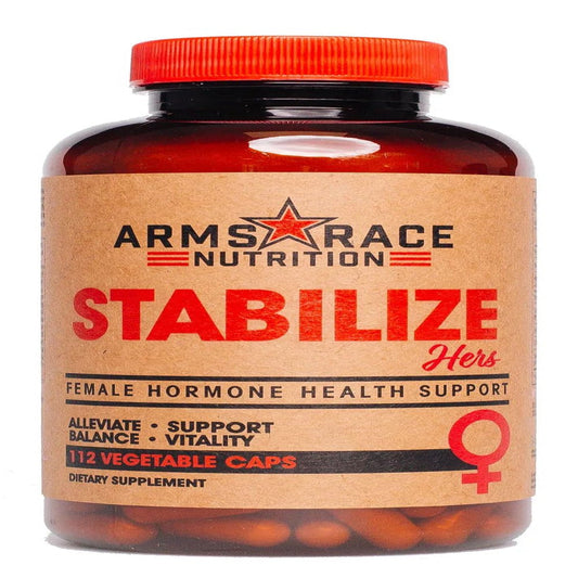 Arms Race Nutrition STABALIZE (HERS) Female Hormone Health Support (112 Vegetable Capsules)
