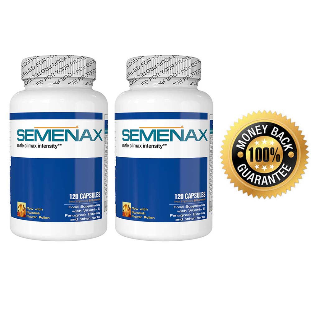 Semenax Natural Daily Supplement 2 Month Supply (120 Capsules per Bottle)