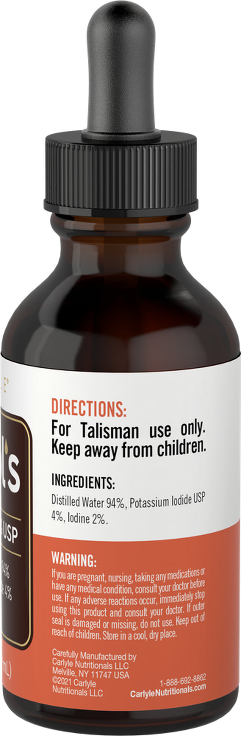 Lugols Iodine 2 Percent 2 Fl Oz Twin Pack | Potassium Iodide and Iodine Solution 2% | by Carlyle