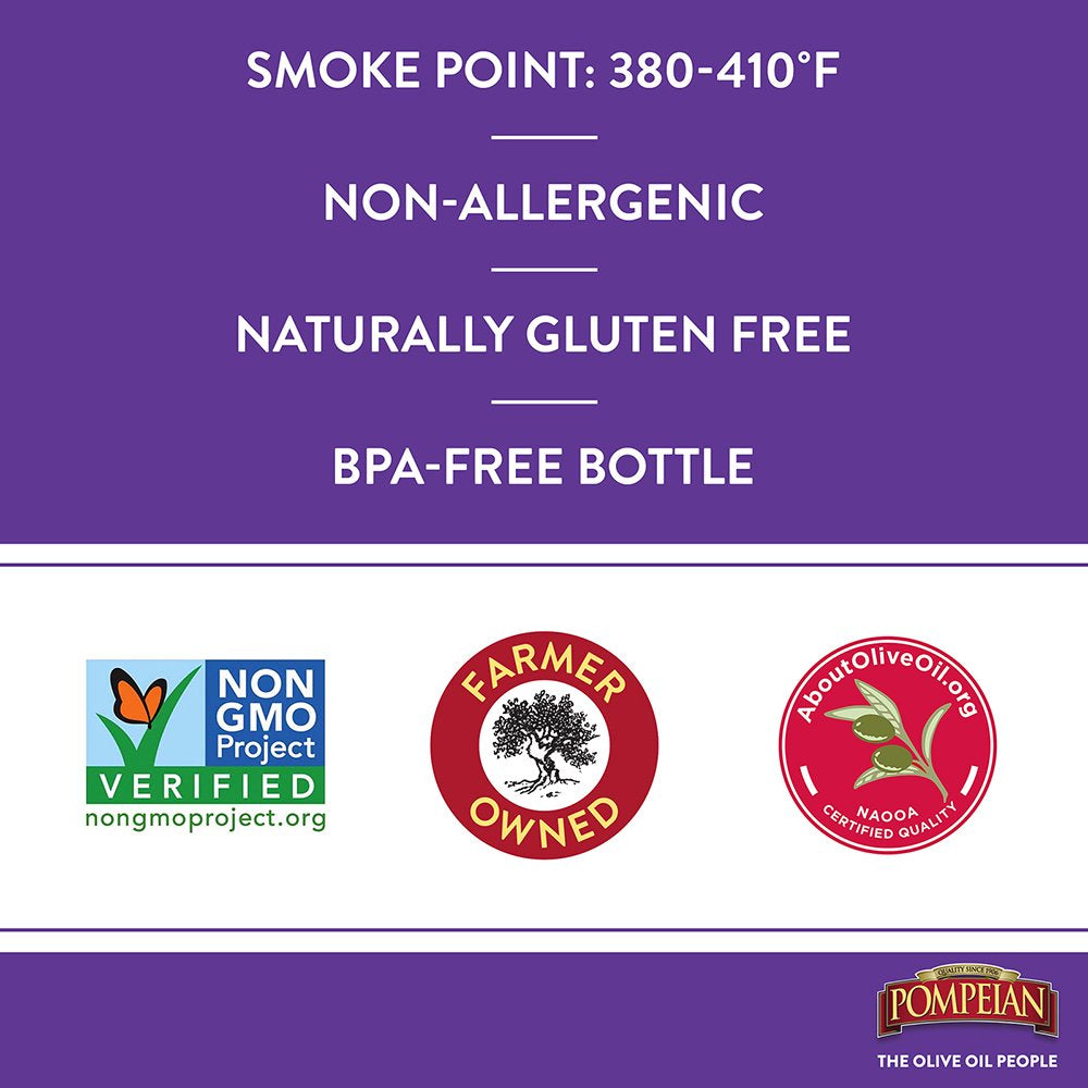 Pompeian Smooth Extra Virgin Olive Oil - 32 Fl Oz