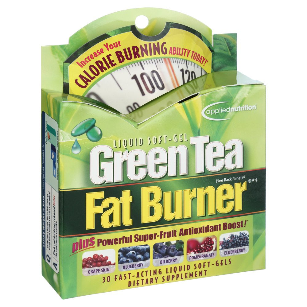Applied Nutrition Green Tea Fat Burner Weight Loss Pills, 30 Ct