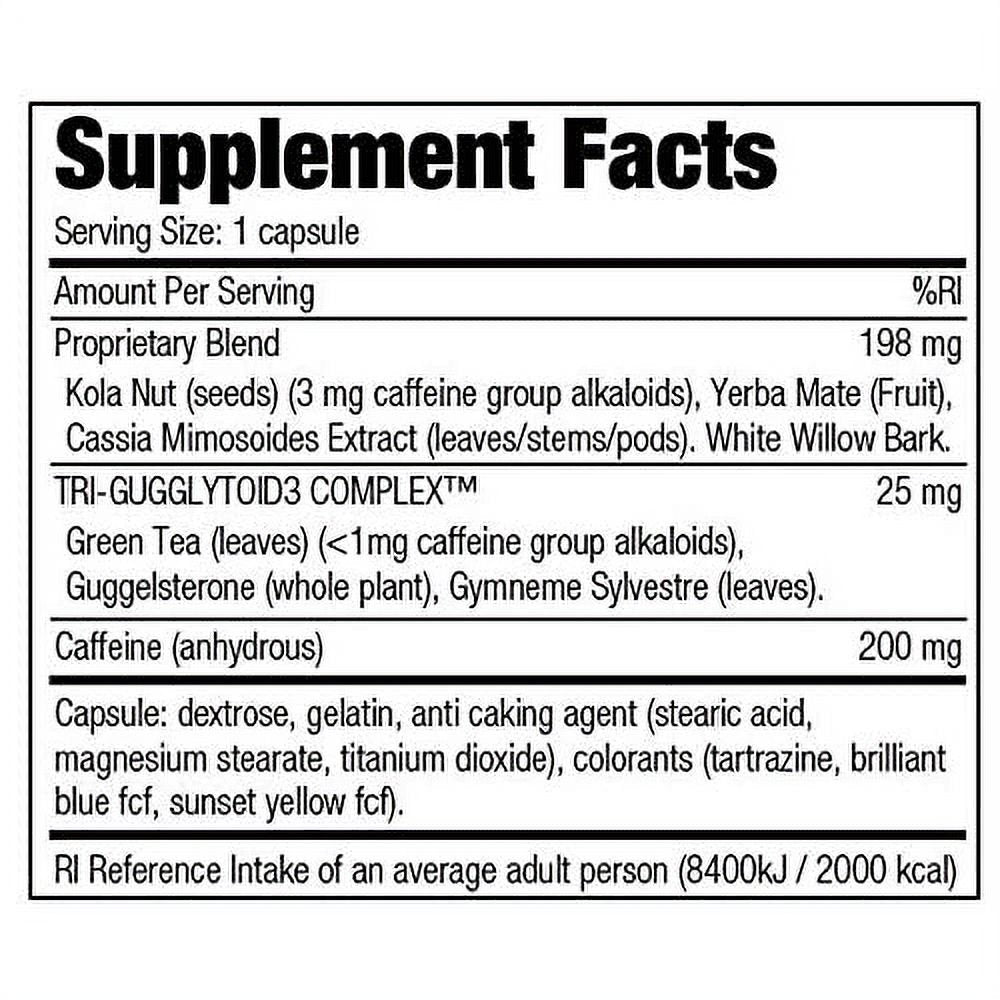 Stacker 2 Fat Burner Capsules 100 Ct | Ephedra Free Energy Supplements | Diet Pills Fat Burners for Weight Loss | Appetite Suppressant for Weight Loss | Metabolism Booster | Natural Energy Supplement