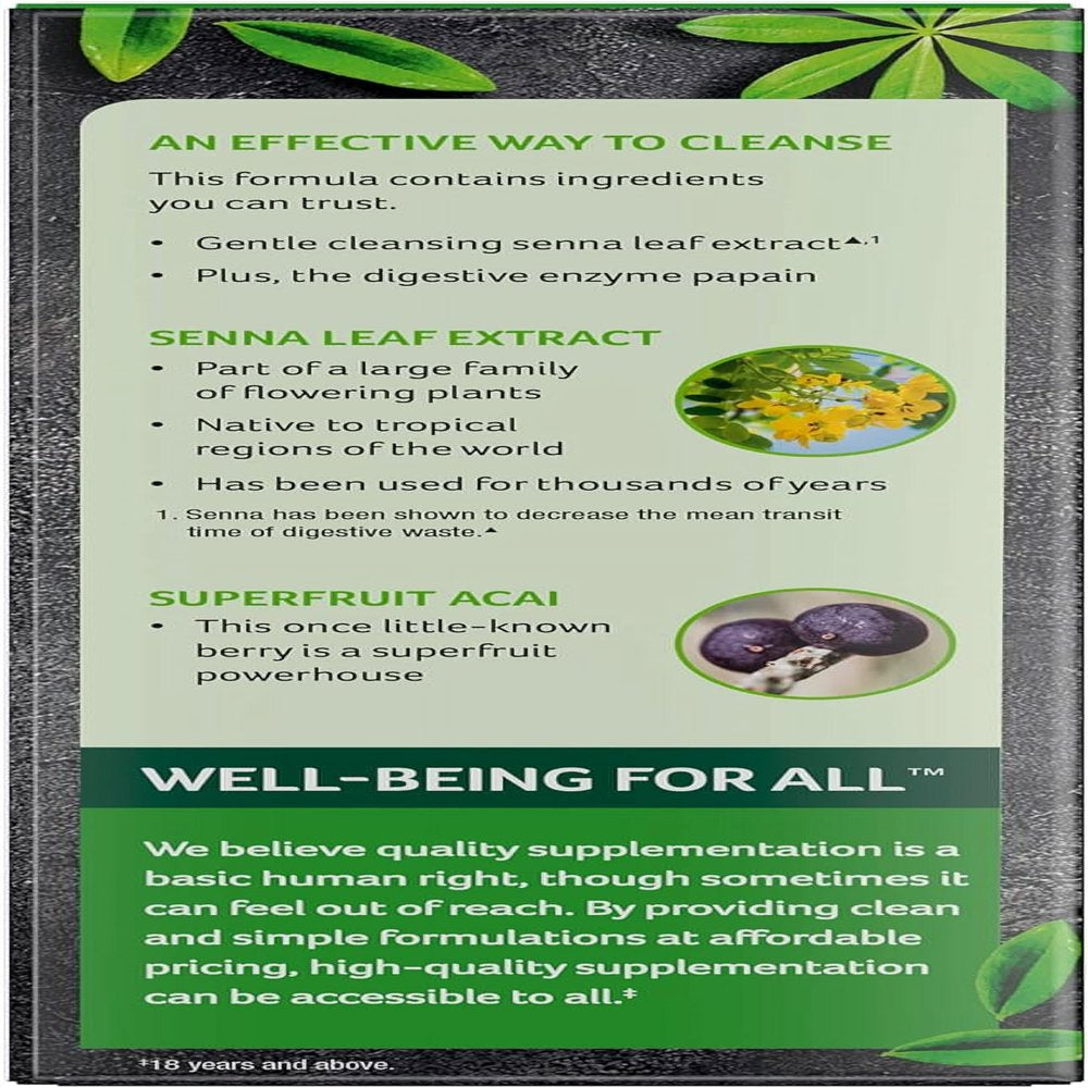 Fast-Absorbing Organic 7-Day Colon Cleansing & Natural Detox Supplement (42 Ct)