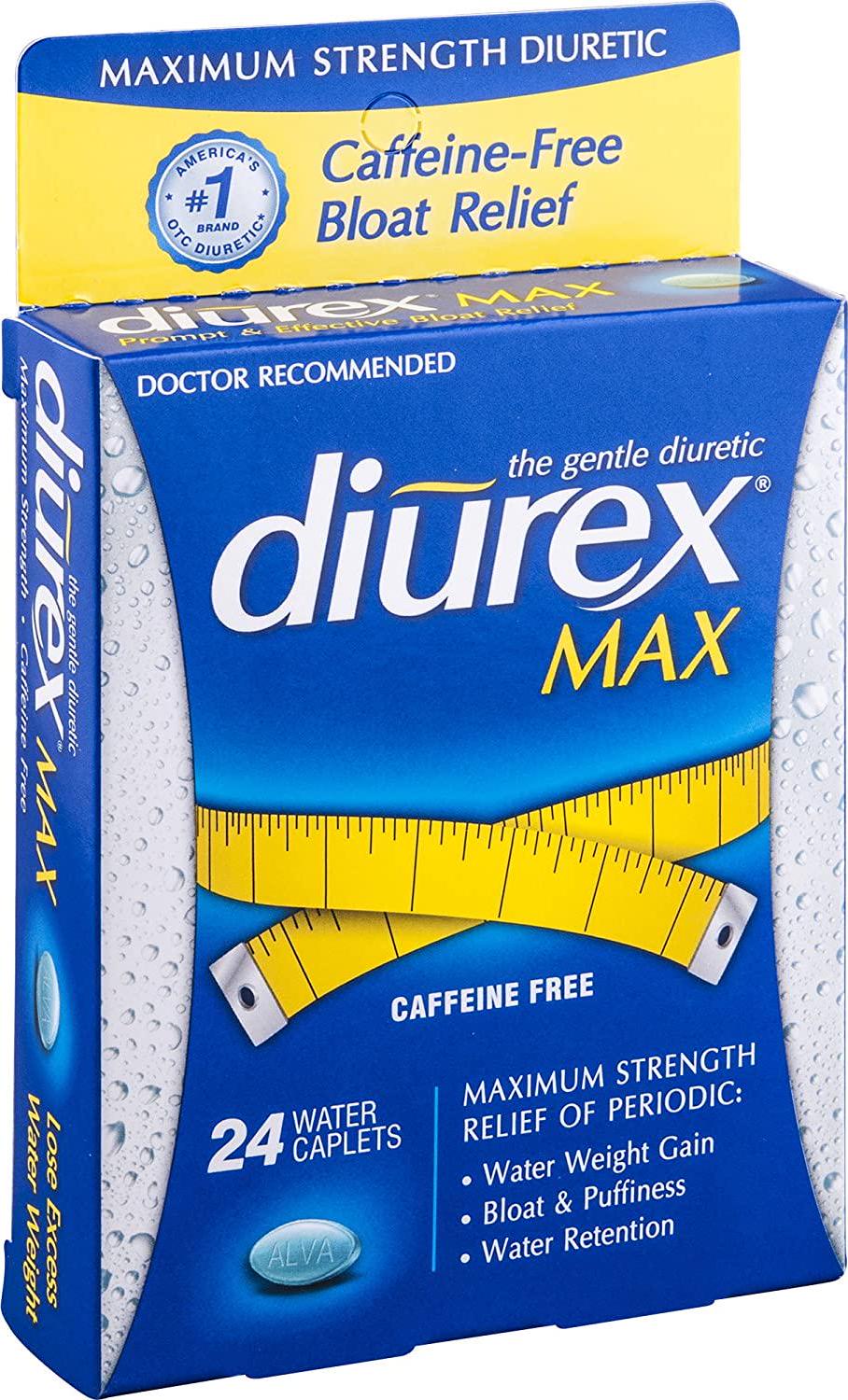 diurex Max Water Pills, 24 Count (Pack of 2)